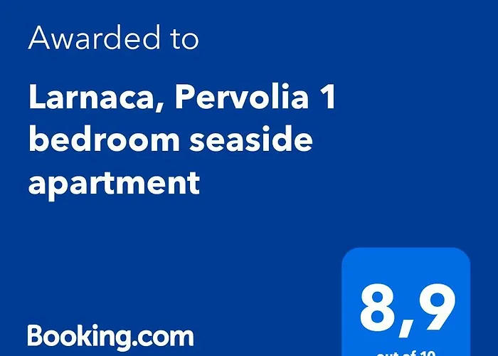Larnaca, Pervolia 1 Bedroom Seaside Apartment